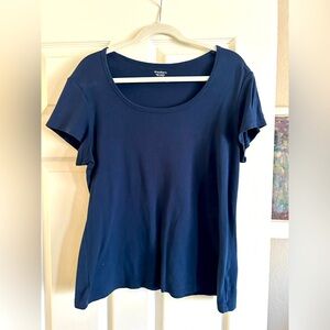 Women’s blue cotton top XL
